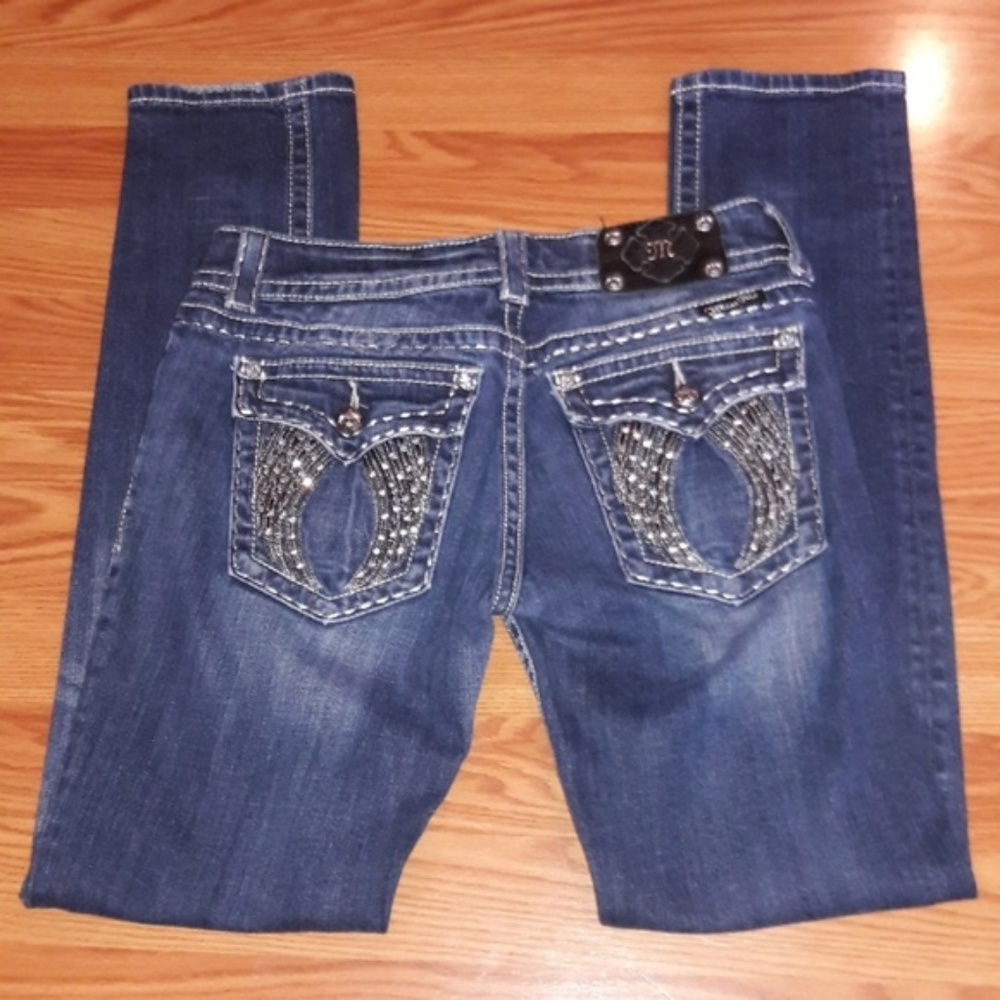 Miss Me Angel Wing Skinny Jeans